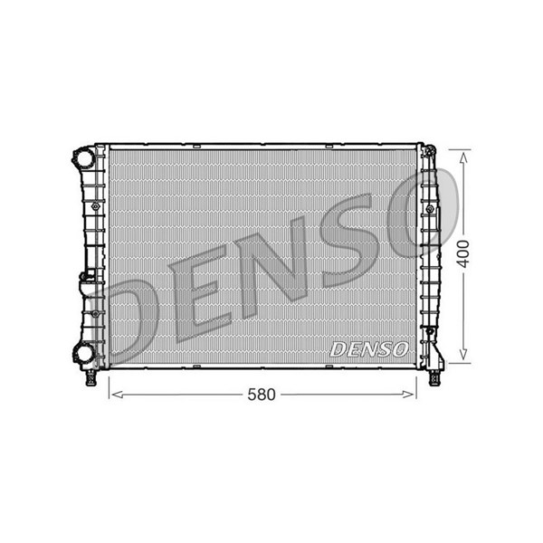 Kylare, motorkylning Denso DRM01002 DENSO