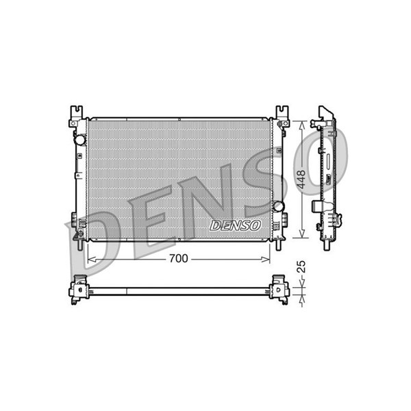 Kylare, motorkylning Denso DRM06001 DENSO
