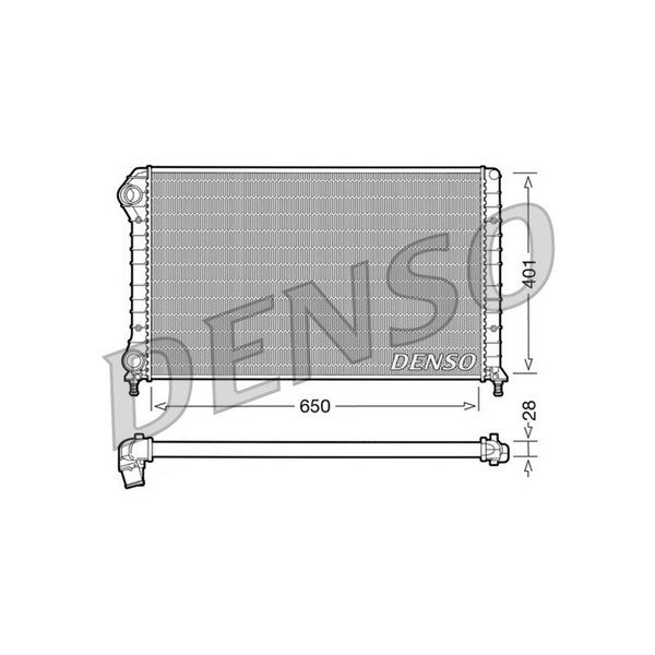 Kylare, motorkylning Denso DRM09061 DENSO