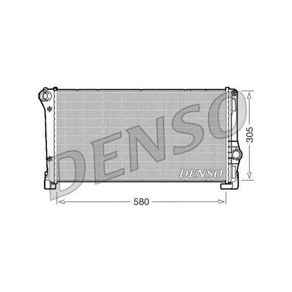 Kylare, motorkylning Denso DRM09104 DENSO