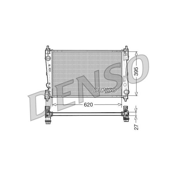 Kylare, motorkylning Denso DRM13015 DENSO