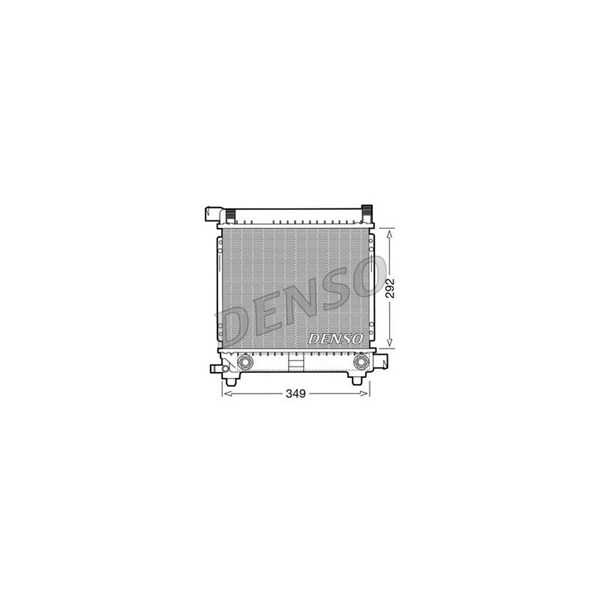 Kylare, motorkylning Denso DRM17028 DENSO