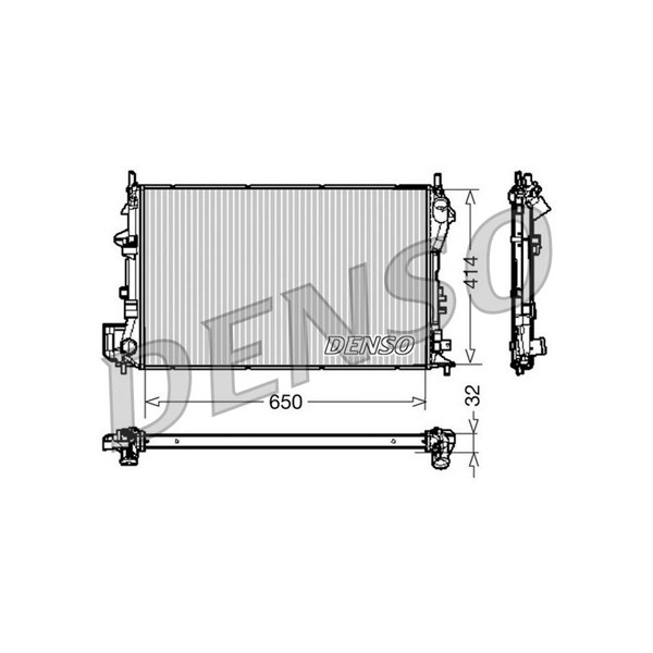 Kylare, motorkylning Denso DRM20029 DENSO