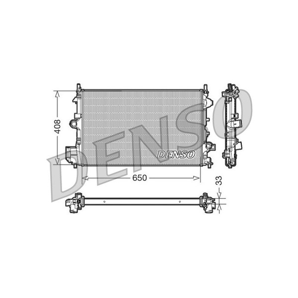 Kylare, motorkylning Denso DRM20088 DENSO