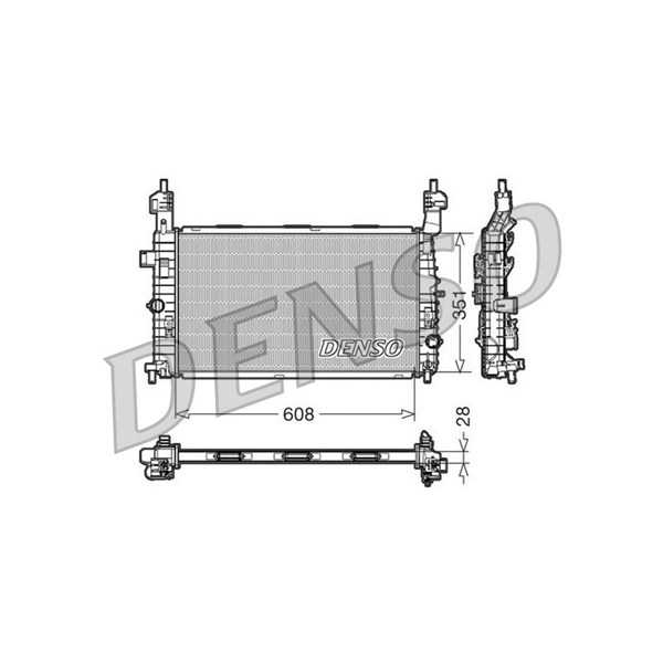 Kylare, motorkylning Denso DRM20091 DENSO
