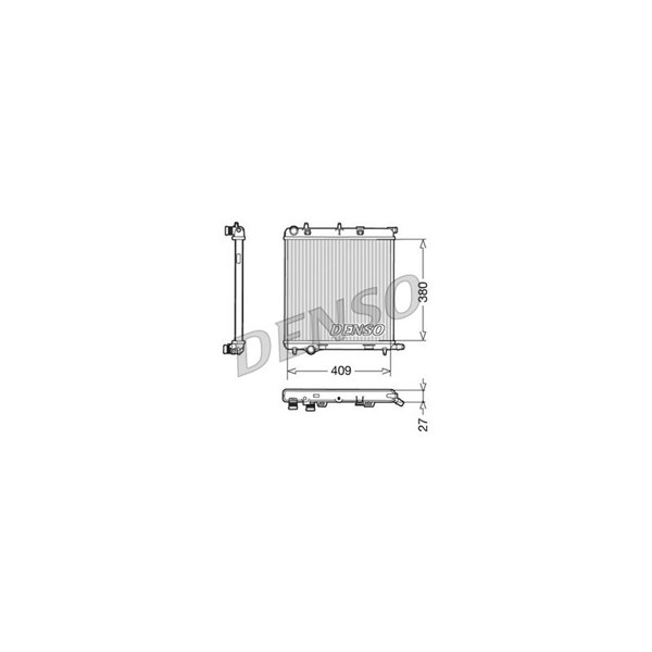 Kylare, motorkylning Denso DRM21026 DENSO