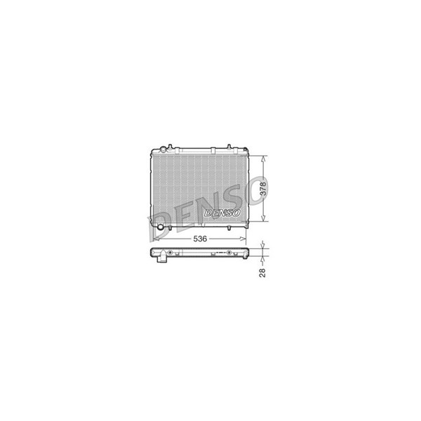 Kylare, motorkylning Denso DRM21035 DENSO