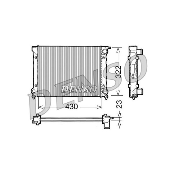 Kylare, motorkylning Denso DRM32004 DENSO