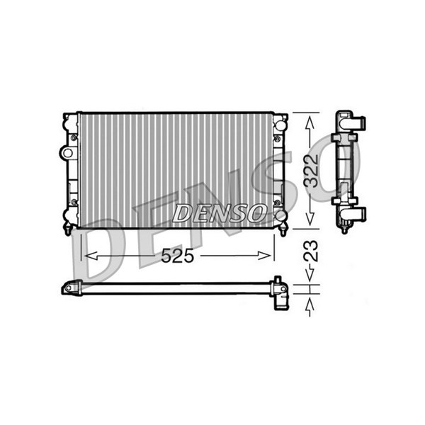 Kylare, motorkylning Denso DRM32006 DENSO