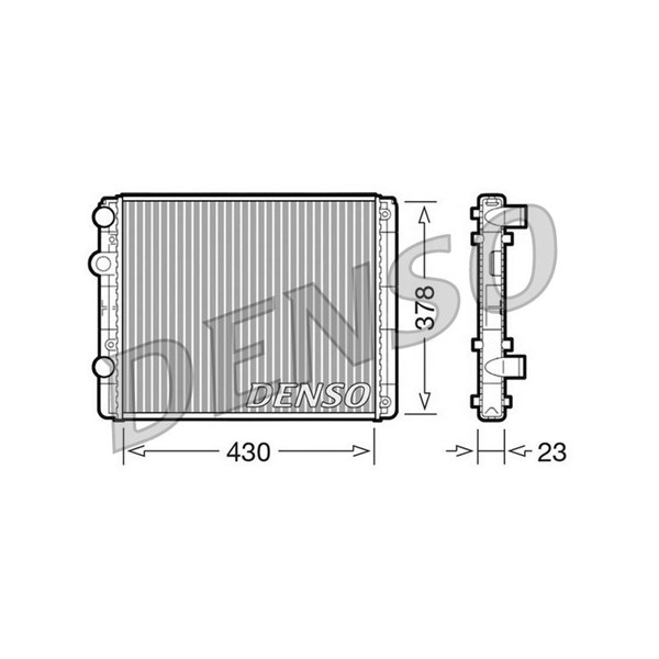 Kylare, motorkylning Denso DRM32030 DENSO
