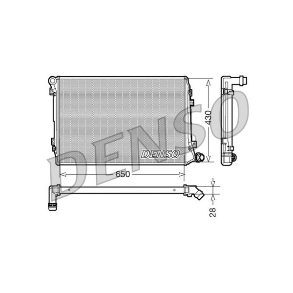 Kylare, motorkylning Denso DRM32037 DENSO