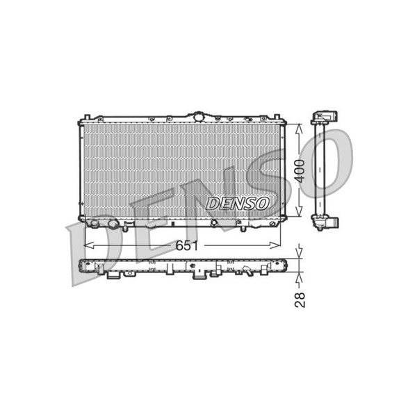 Kylare, motorkylning Denso DRM33060 DENSO