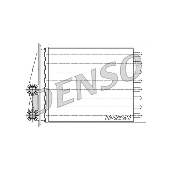 Värmeväxlare, kupévärme Denso DRR23020 DENSO