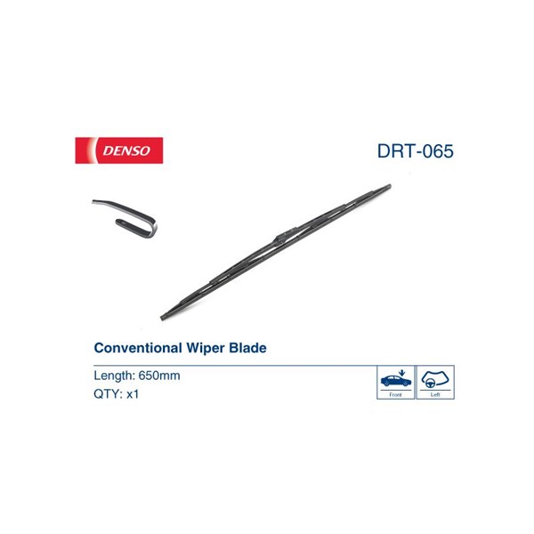 Torkarblad, Förarsida, Passagerarsida Denso DRT-065 DENSO