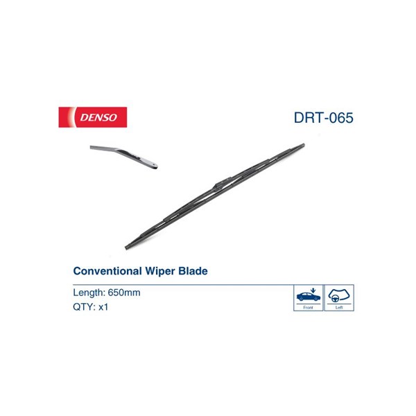 Torkarblad, Förarsida, Passagerarsida Denso DRT-065 DENSO