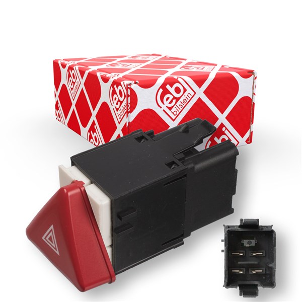 Brytare, varningsblinkers 12V Febi bilstein febi Plus 106239 FEBI BILSTEIN