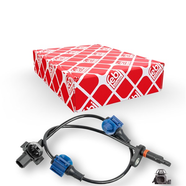 ABS-givare, Sensor, hjulvarvtal, Bakaxel vänster Febi bilstein 17 FEBI BILSTEIN