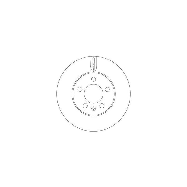 Bromsskiva Ventilerad, Framaxel Trw DF6584 TRW Bromsskiva Ventilerad, Framaxel Trw DF6584 TRW