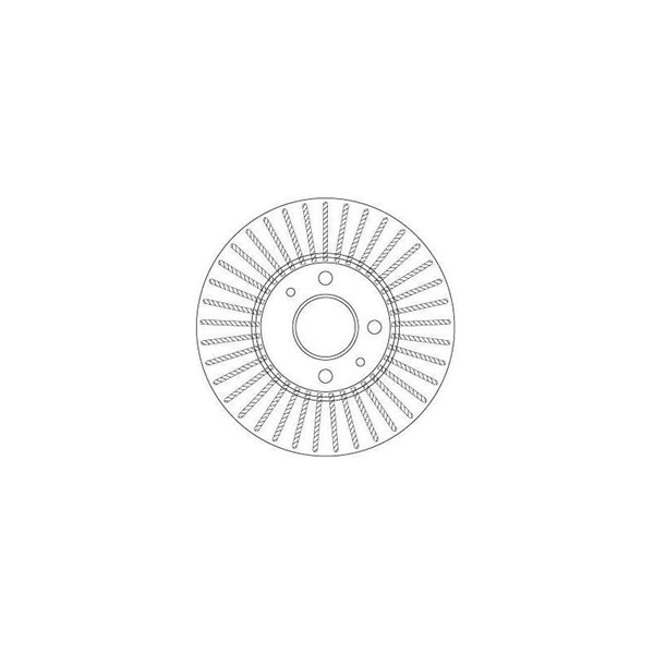 Bromsskiva Ventilerad, Framaxel Trw DF6693 TRW