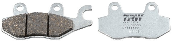 Bromsbeläggsats, Framaxel, Bakaxel Trw MCB663EC TRW