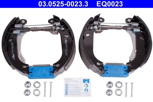 Bromsbackar, sats, Bakaxel Ate Easy quick 03.0525-0023.3 ATE