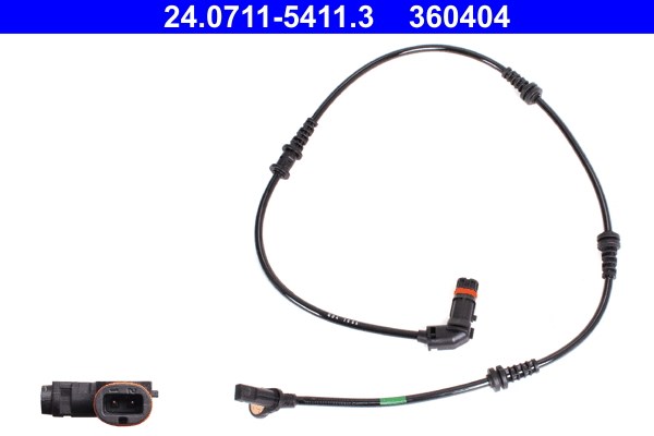 ABS-givare, Sensor, hjulvarvtal, Framaxel Ate 24.0711-5411.3 ATE
