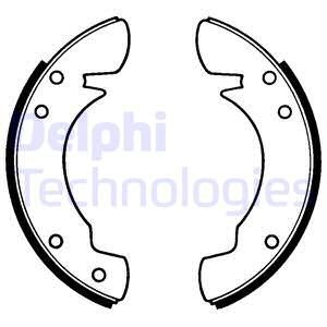 Bromsbackar, sats, Bakaxel Delphi LS1019 DELPHI