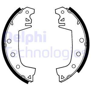 Bromsbackar, sats, Bakaxel, Framaxel Delphi LS1141 DELPHI