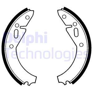 Bromsbackar, sats, Bakaxel Delphi LS1163 DELPHI