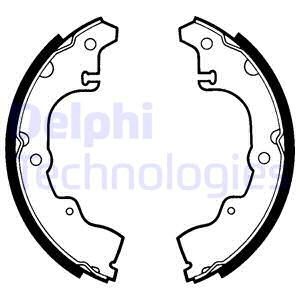 Bromsbackar, sats, Bakaxel Delphi LS1320 DELPHI