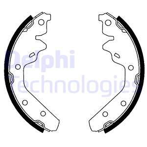 Bromsbackar, sats, Bakaxel Delphi LS1820 DELPHI