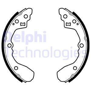 Bromsbackar, sats, Bakaxel Delphi LS2060 DELPHI