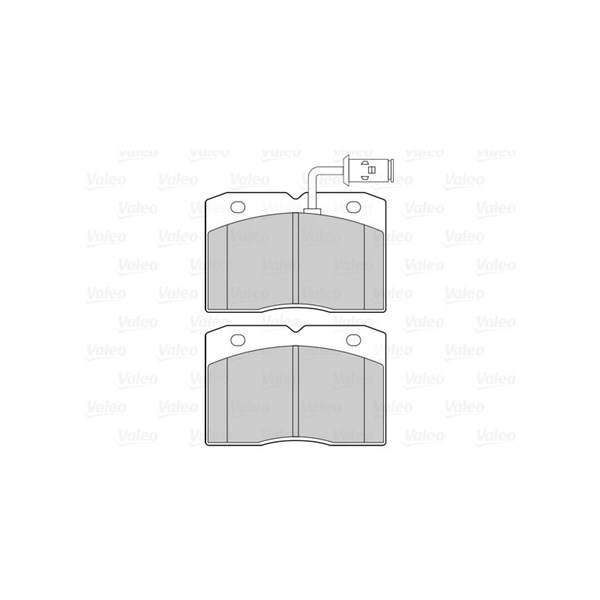 Bromsbeläggsats, Framaxel Valeo 302293 VALEO Bromsbeläggsats, Framaxel Valeo 302293 VALEO
