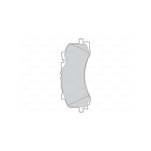 Bromsbeläggsats, Framaxel Valeo 302316 VALEO