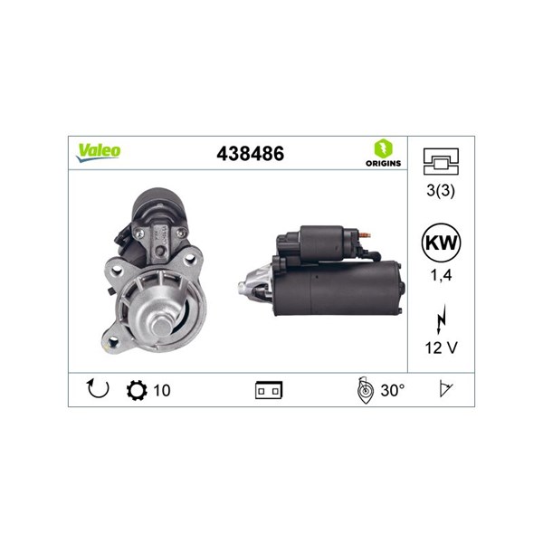 Startmotor VALEO