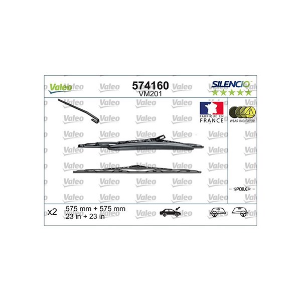 Torkarblad, Fram Valeo 574160 VALEO