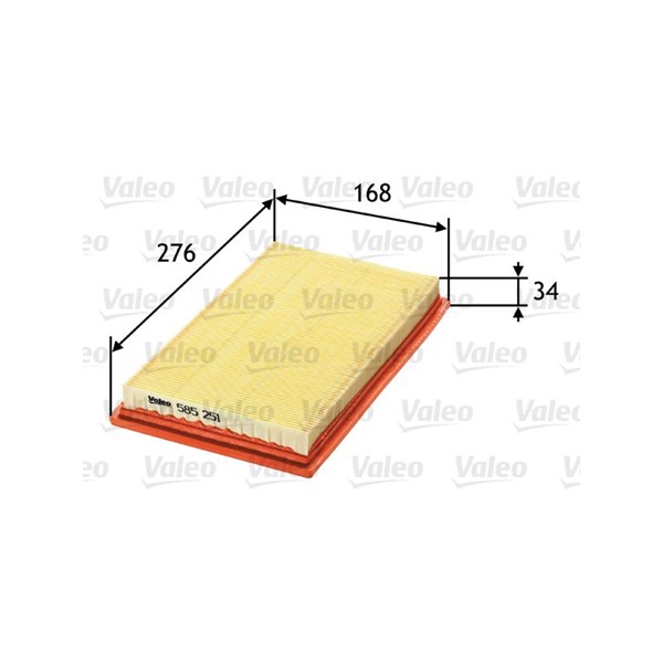 Luftfilter Valeo 585251 VALEO Luftfilter Valeo 585251 VALEO
