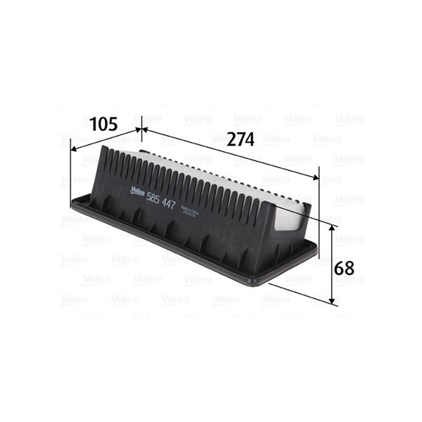 Luftfilter Valeo 585447 VALEO