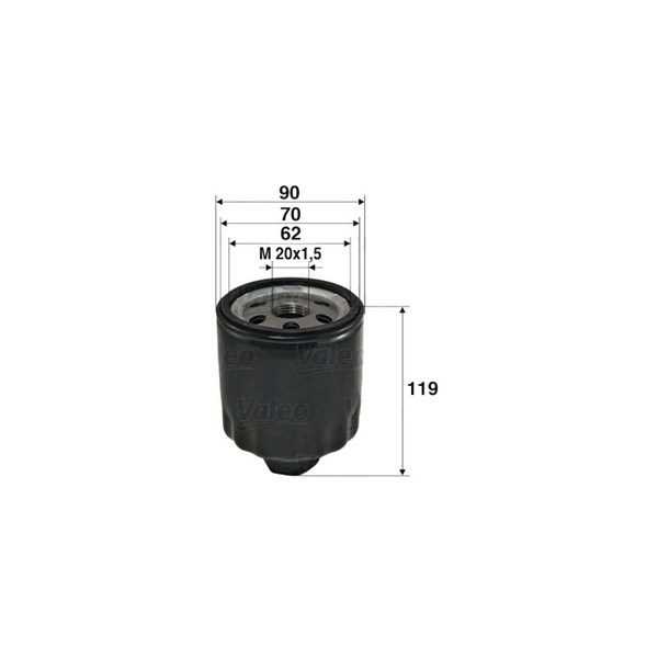 Oljefilter Valeo 586020 VALEO