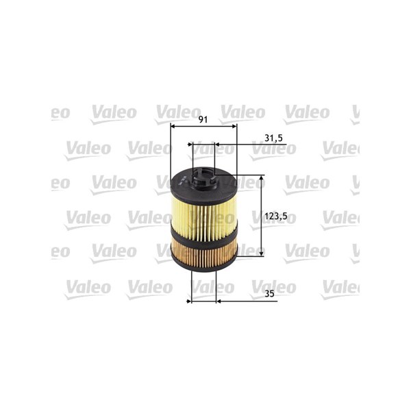 Oljefilter Valeo 586549 VALEO