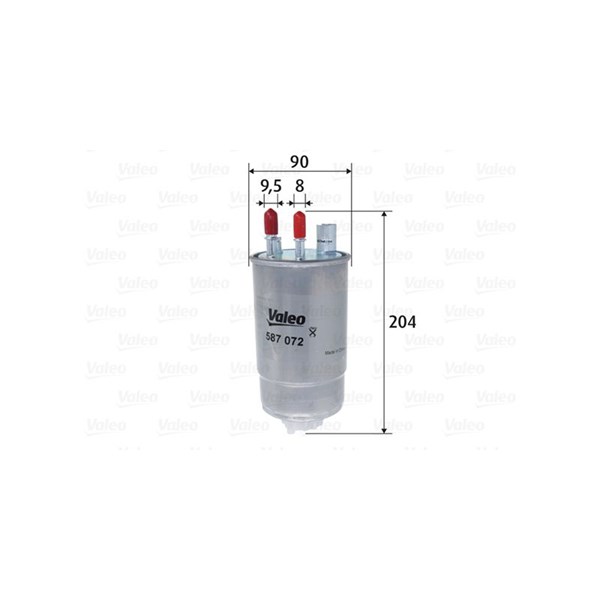 Bränslefilter Valeo 587072 VALEO