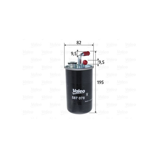 Bränslefilter Valeo 587078 VALEO
