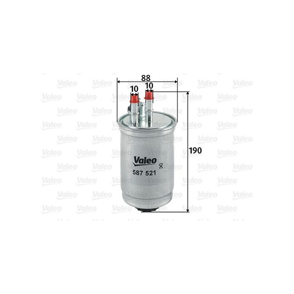 Bränslefilter Valeo 587521 VALEO