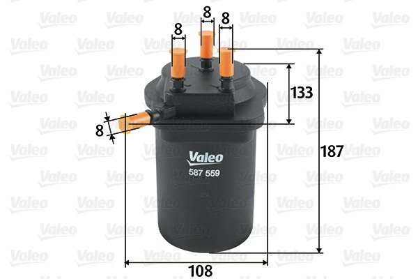 Bränslefilter Valeo 587559 VALEO