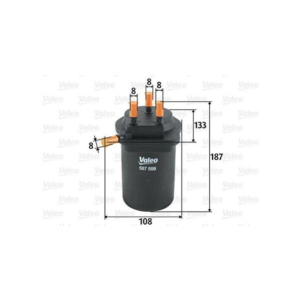 Bränslefilter Valeo 587559 VALEO