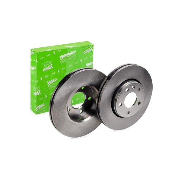 Bromsskiva Ventilerad, Bakaxel Valeo Coated 672506 VALEO