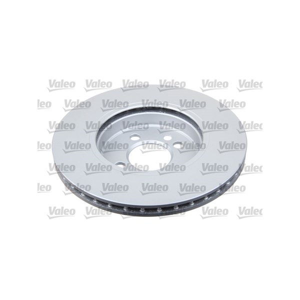 Bromsskiva Ventilerad, Framaxel, Bakaxel Valeo Coated 672536 VALEO