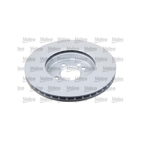 Bromsskiva Ventilerad, Framaxel, Bakaxel Valeo Coated 672536 VALEO