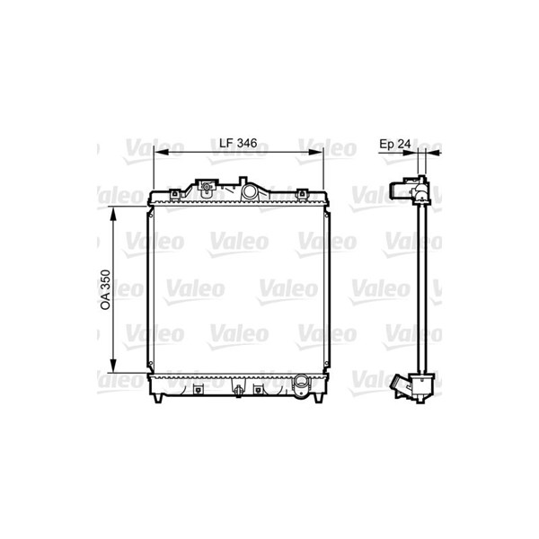 Kylare, motorkylning Valeo 731434 VALEO