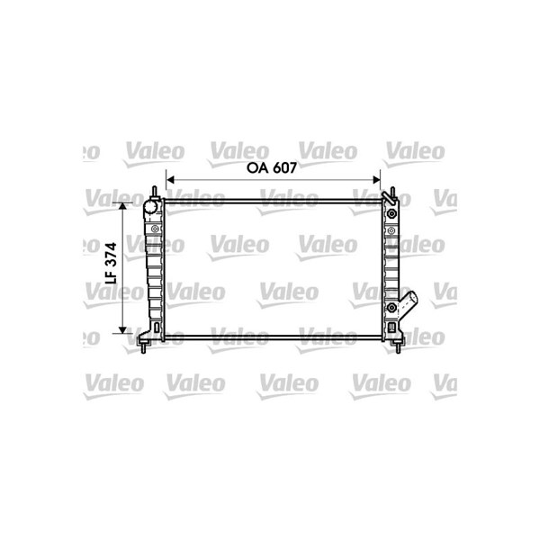 Kylare, motorkylning Valeo 734830 VALEO